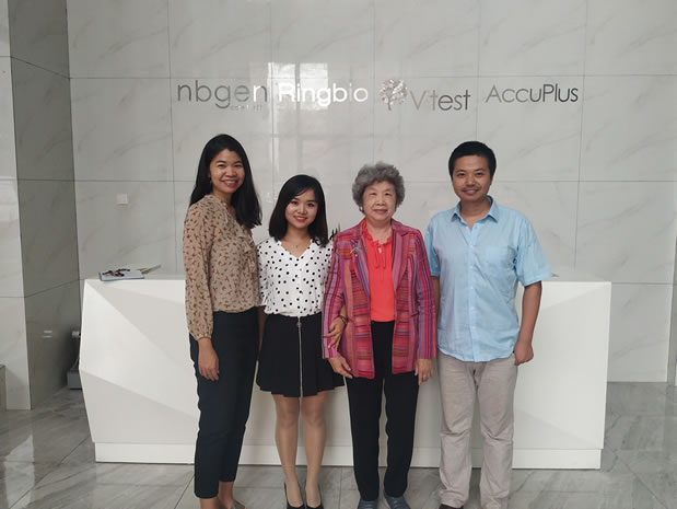 Thailand customer visited RINGBIO